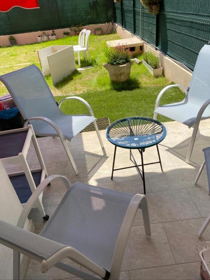 Superbe Rez De Jardin Dans Residence Au Calme 니스 외부 사진