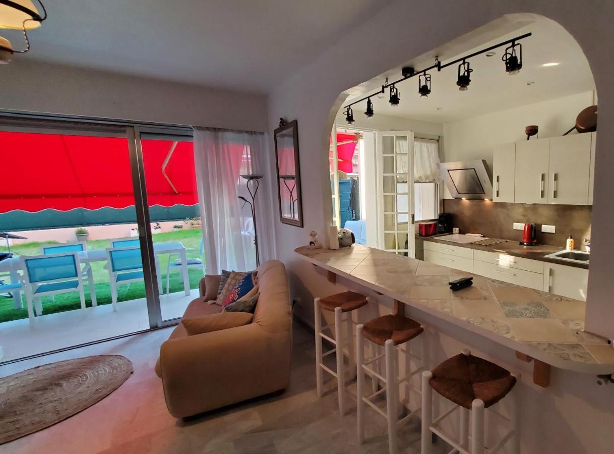 Superbe Rez De Jardin Dans Residence Au Calme 니스 외부 사진