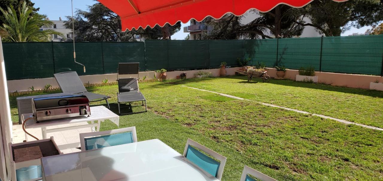 Superbe Rez De Jardin Dans Residence Au Calme 니스 외부 사진