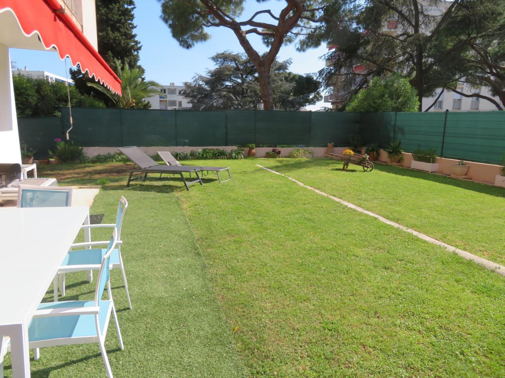 Superbe Rez De Jardin Dans Residence Au Calme 니스 외부 사진